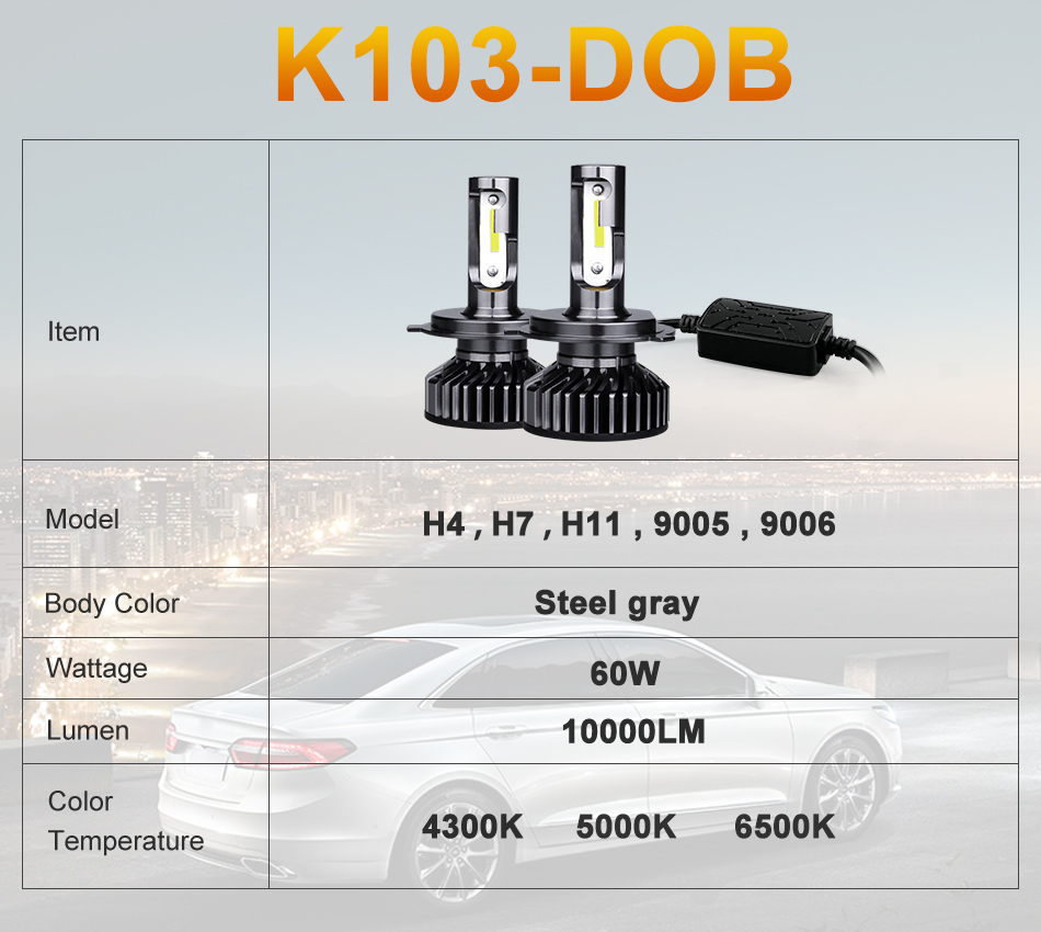 K103-DOB H4 LED 01