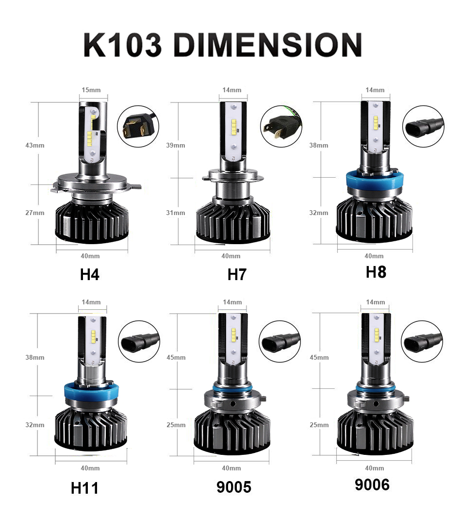 K103-ZOS HB4 9006 LED 02